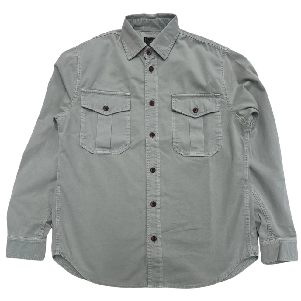 ALASKA SHIRT IN  SAGE GABARDINE