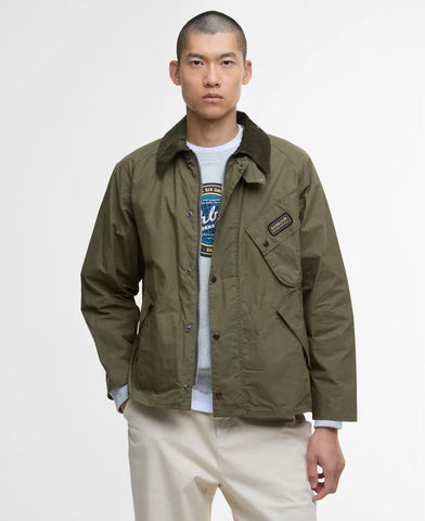 A7 Pacemaster Casual Jacket  Fit Tailored Dusky Green