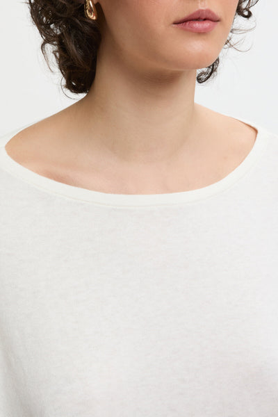 MAGLIONE MANICHE AMPIE COLLO ROTONDO