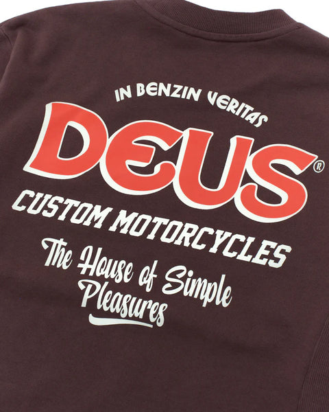 Deus Ex Machina Redeemer Crew Choc Plum