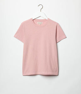 WOMEN'S T-SHIRT, COTTON HEMP, 4,6OZ/SQ.YD., RELAXED FIT FADED PEACH