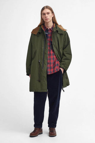 Barbour x Baracuta Mods Casual Parka smart cotton beech