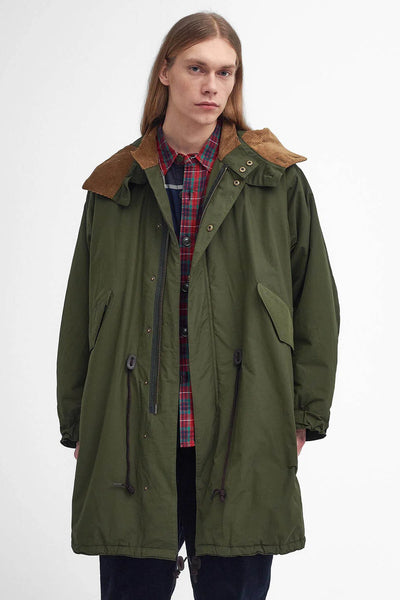 Barbour x Baracuta Mods Casual Parka smart cotton beech