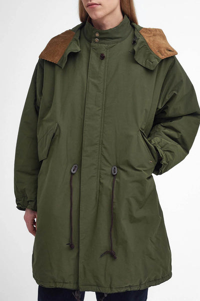 Barbour x Baracuta Mods Casual Parka smart cotton beech