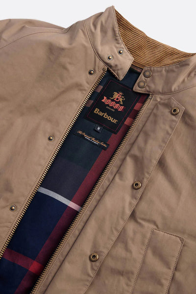 Barbour x Baracuta Casual Bedale smart cotton tan