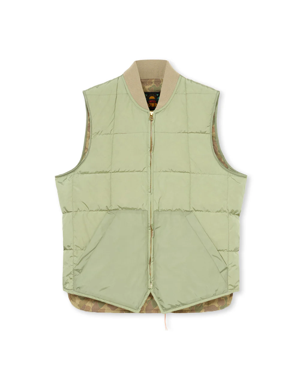 WOVEN VEST LIGHT GREEN