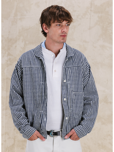 COTTON VICHY JACKET
PETER-CK001