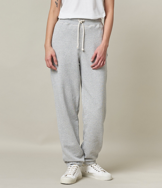 WOMEN'S SWEATPANTS, ORGANIC COTTON, 9,4OZ/SQ.YD., RELAXED FIT GREY MEL.