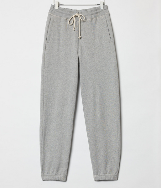 WOMEN'S SWEATPANTS, ORGANIC COTTON, 9,4OZ/SQ.YD., RELAXED FIT GREY MEL.