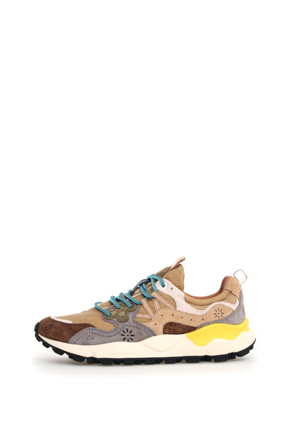 YAMANO 3 MAN SUEDE/NYLON RIPSTOP BROWN-GREY